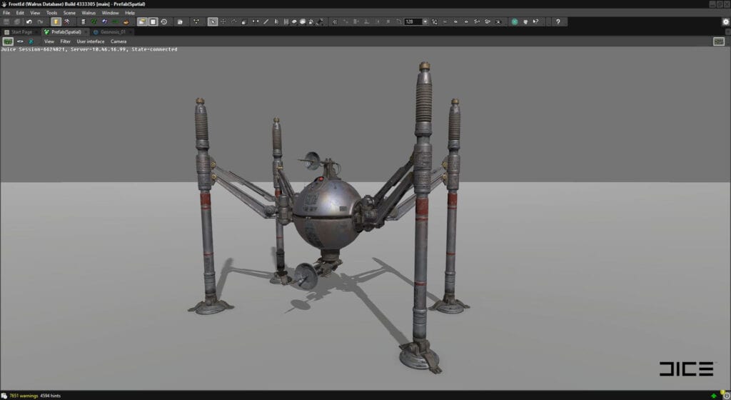 Star Wars Battlefront II Spider Droid