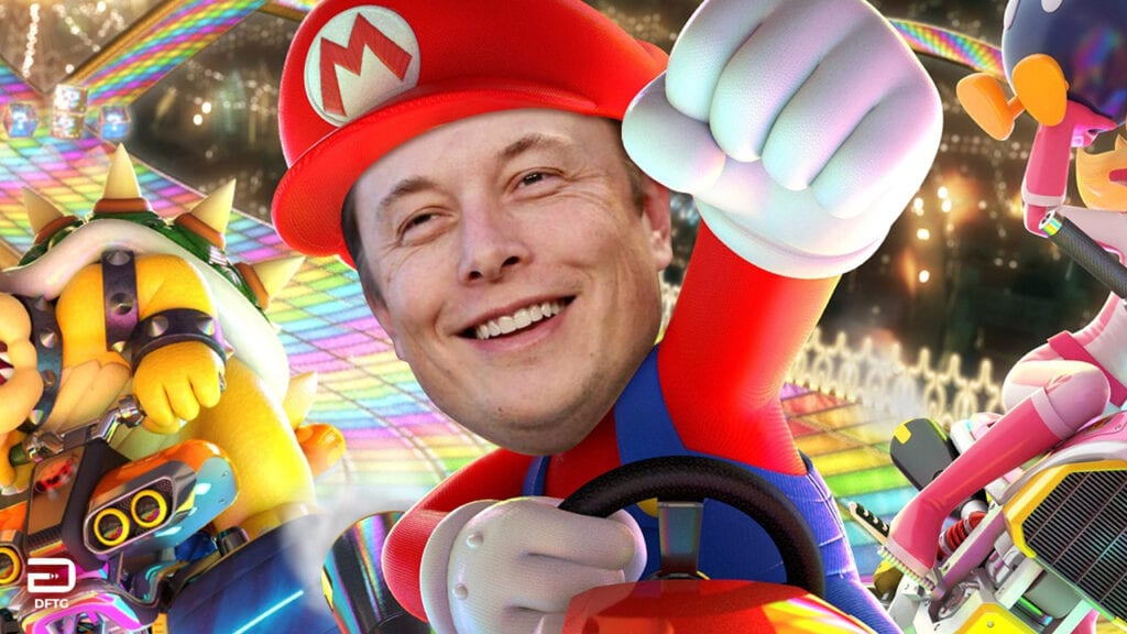 Elon Musk Wanted A Mario Kart And Tesla Partnership