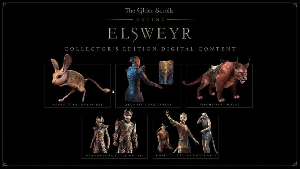 The Elder Scrolls Online: Elsweyr Pre-Order Bonuses Revealed