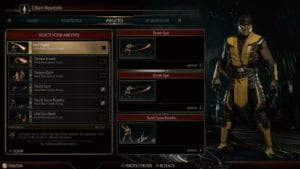 Mortal Kombat 11 Gear, Character Customization System Looks Sick (VIDEO)