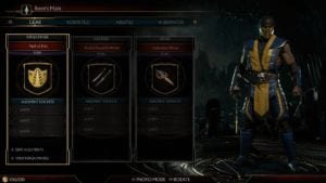 Mortal Kombat 11 Gear, Character Customization System Looks Sick (VIDEO)