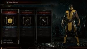 Mortal Kombat 11 Gear, Character Customization System Looks Sick (VIDEO)