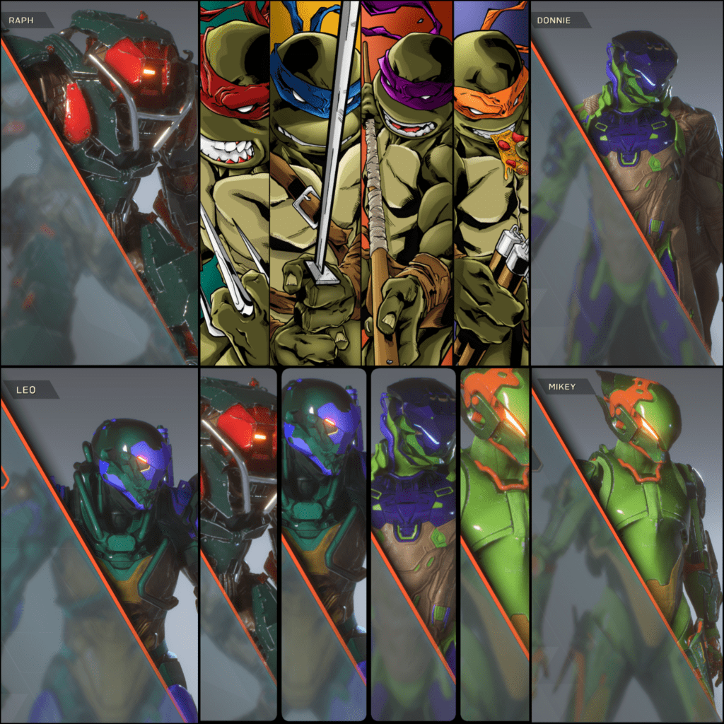 Anthem Player Creates Custom Teenage Mutant Ninja Turtles Javelins