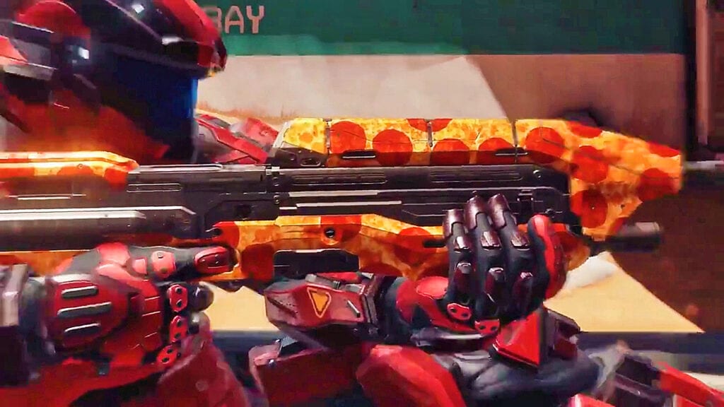 Halo 5 Releases "Last Slice" Pizza Skin, Fans Are Eating It Up (VIDEO)