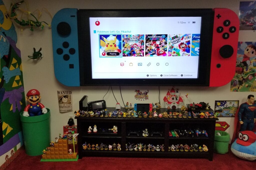 Nintendo Fan Transforms TV Into Giant Nintendo Switch