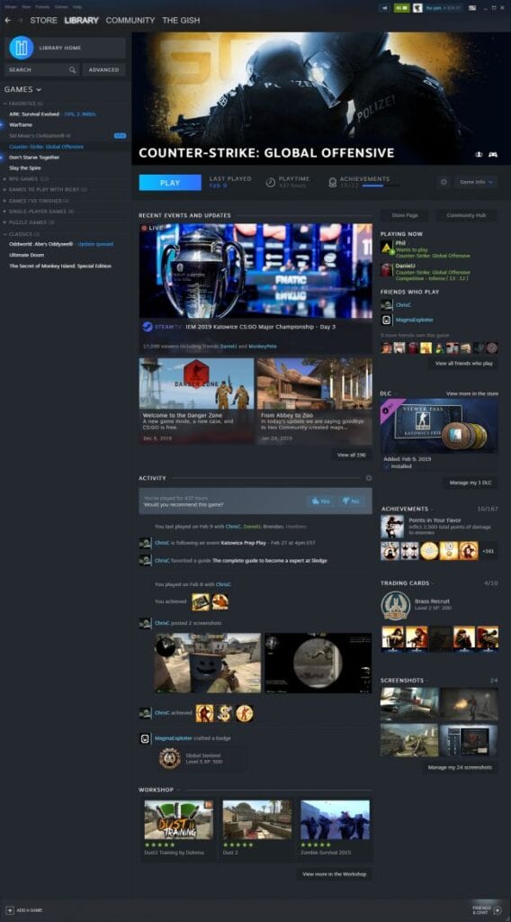 Steam's New Library Design Looks Sick AF