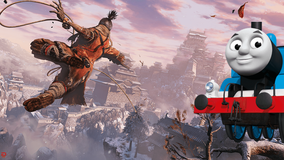 Thomas The Tank Engine Invades Sekiro: Shadows Die Twice With This Mod (VIDEO)