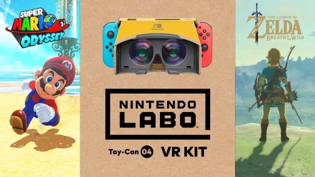 Legend of Zelda: Breath of the Wild, Super Mario Odyssey VR Coming Soon With Nintendo Labo (VIDEO)