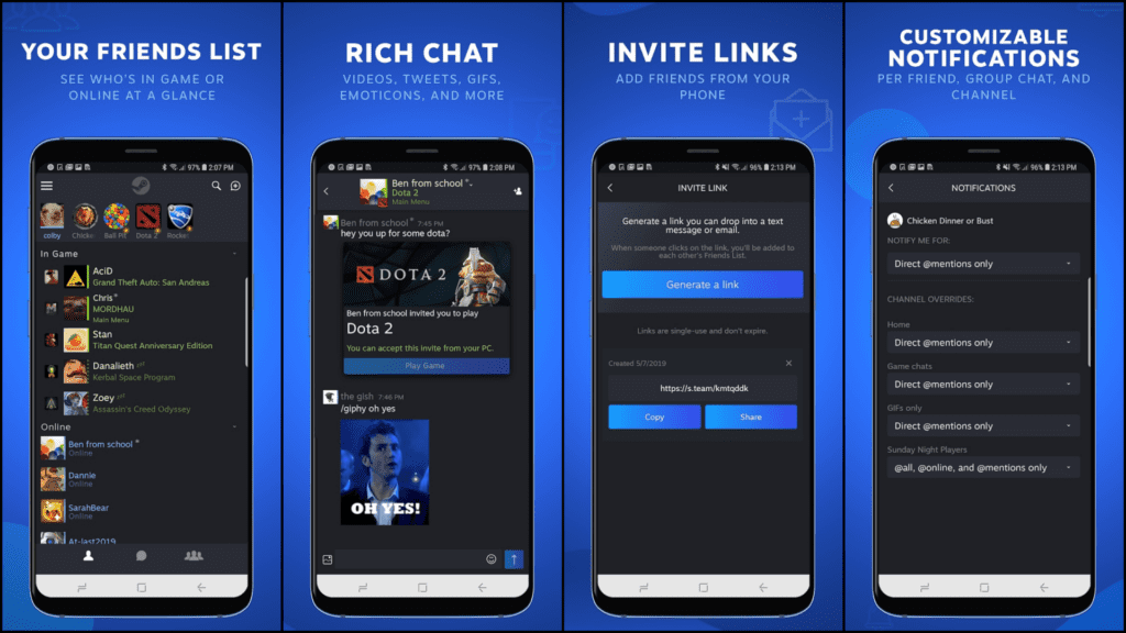 Steam Chat Receives Dedicated App For Android, iOS