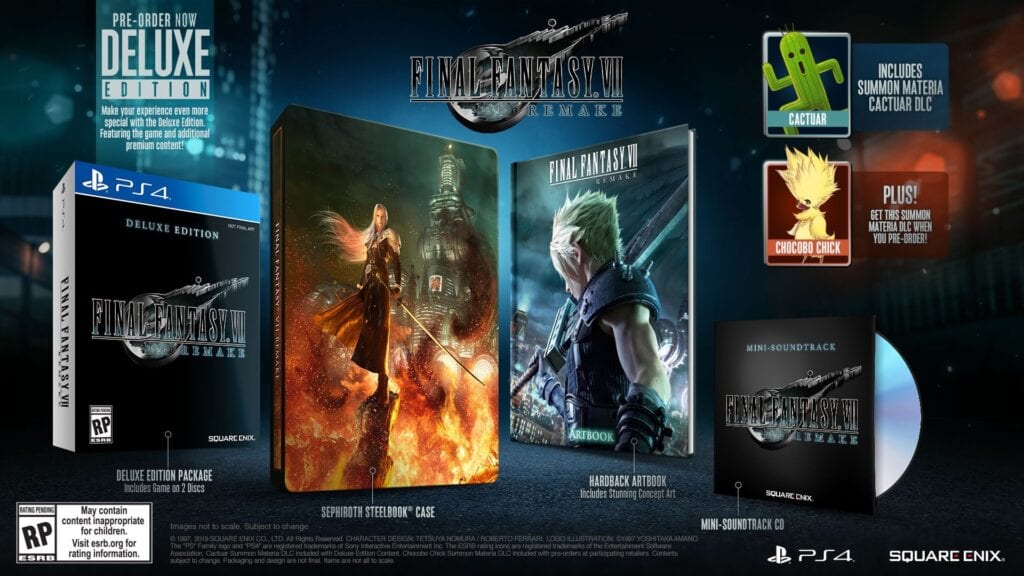 Final Fantasy VII Remake 1st Class Edition, Pre-Order Details Revealed