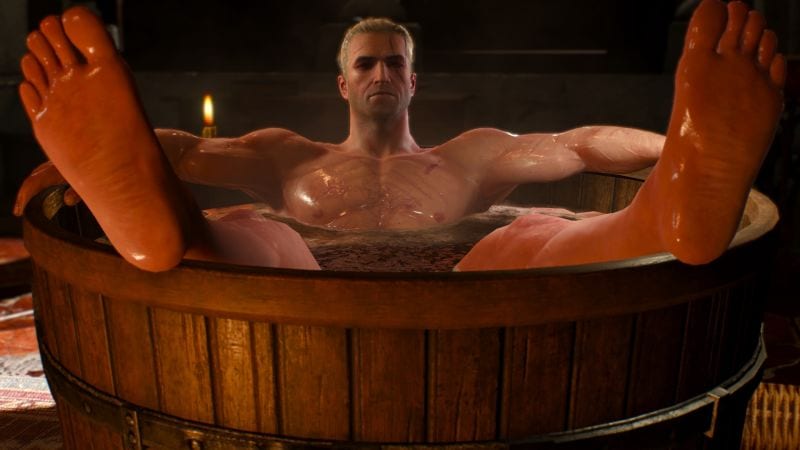 Witcher Bathtub Scene