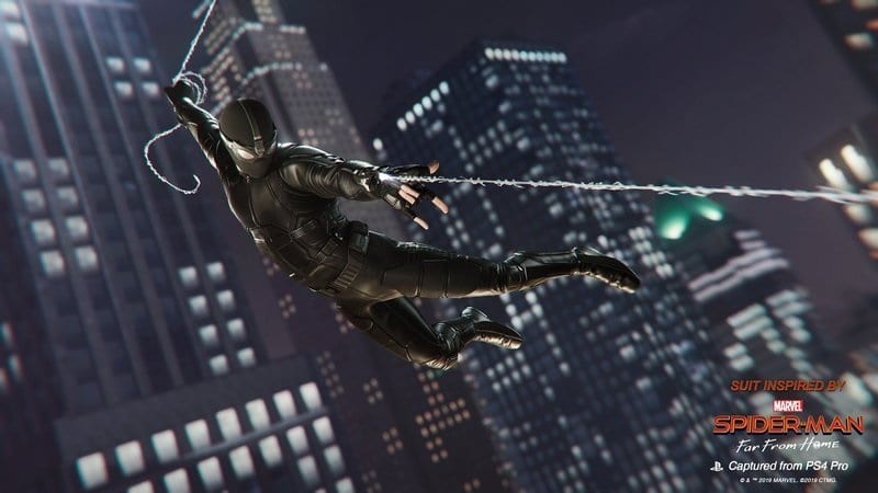 Spider-Man PS4 Adds Two New Suits From Spider-Man: Far From Home