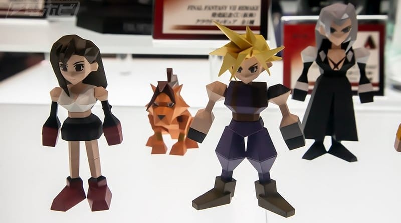 Final Fantasy VII Remake Low-poly Figures Revealed At TGS 2019