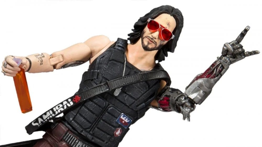 Cyberpunk 2077 Keanu Reeves Johnny Silverhand Figure