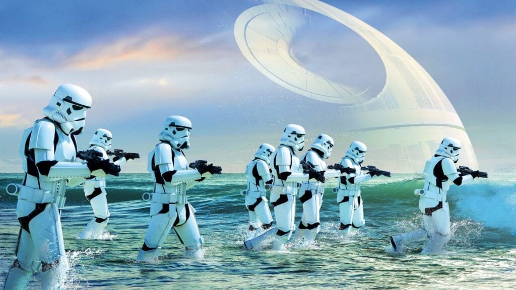 star wars battlefront 2 stormtroopers rogue one scarif