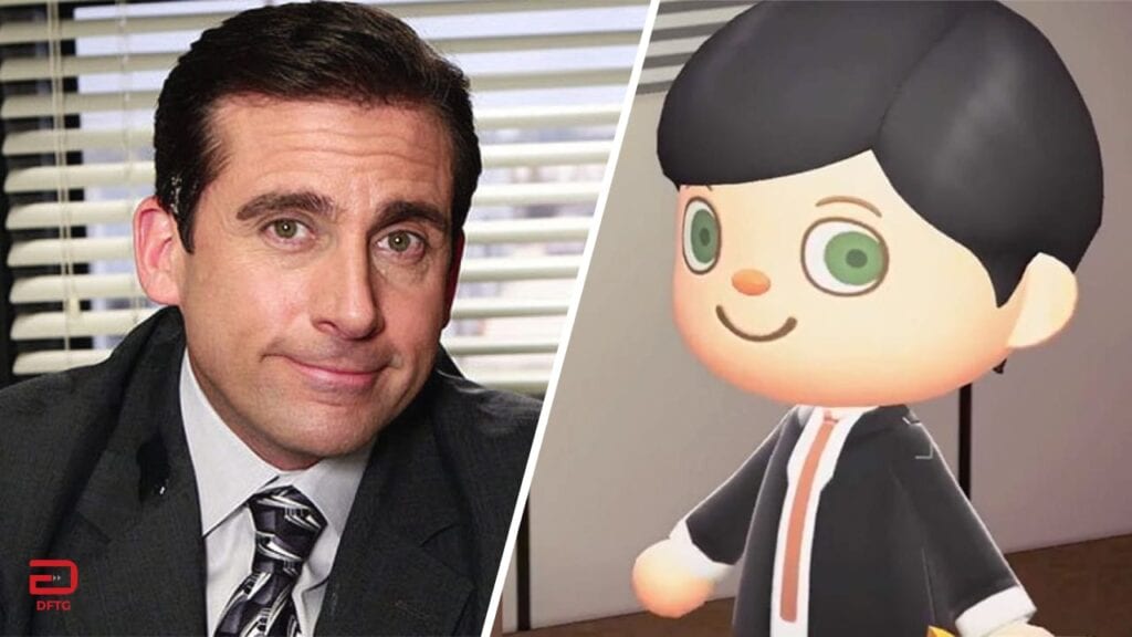 Animal Crossing the office scenes