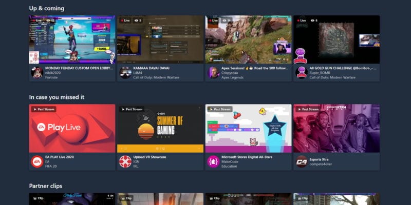 Mixer Streaming