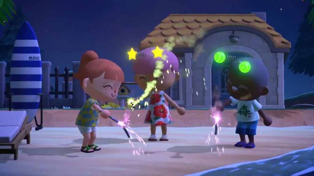 Animal Crossing New Horizons Summer Update Wave 2 Cloud Saves Fireworks