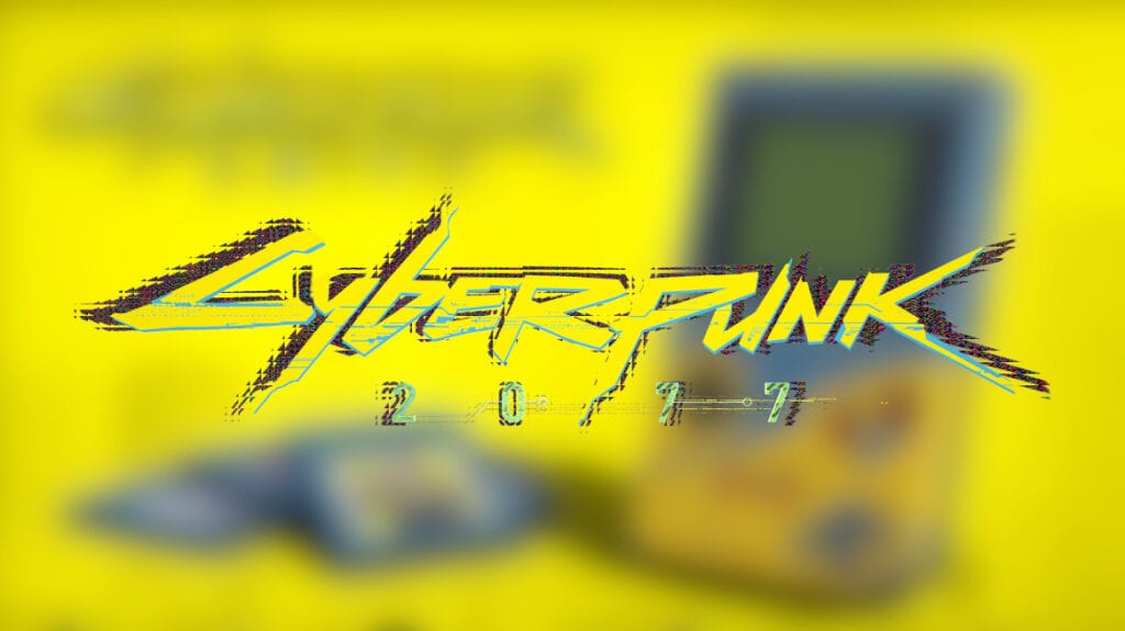 Cyberpunk 2077 Game Boy Fan Render