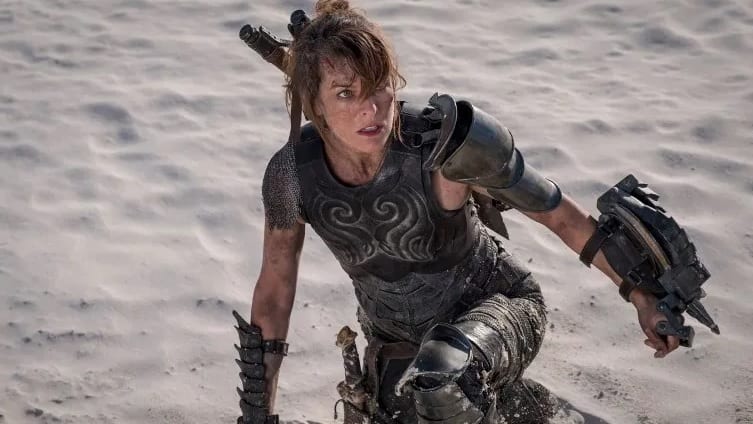 New Monster Hunter Movie Set Photo Shows Off Milla Jovovich's Dual Wielding Skills