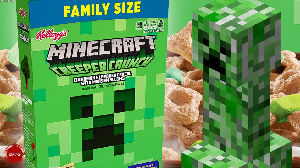 Minecraft Cereal Creeper Crunch