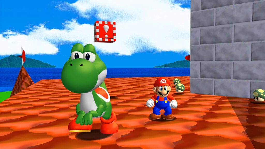 Super Mario 64 PC mod yoshi