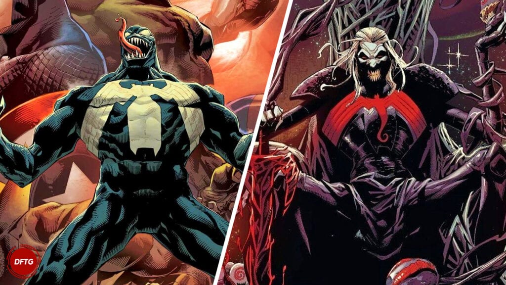 Venom Knull Symbiote God King in Black Marvel Comics