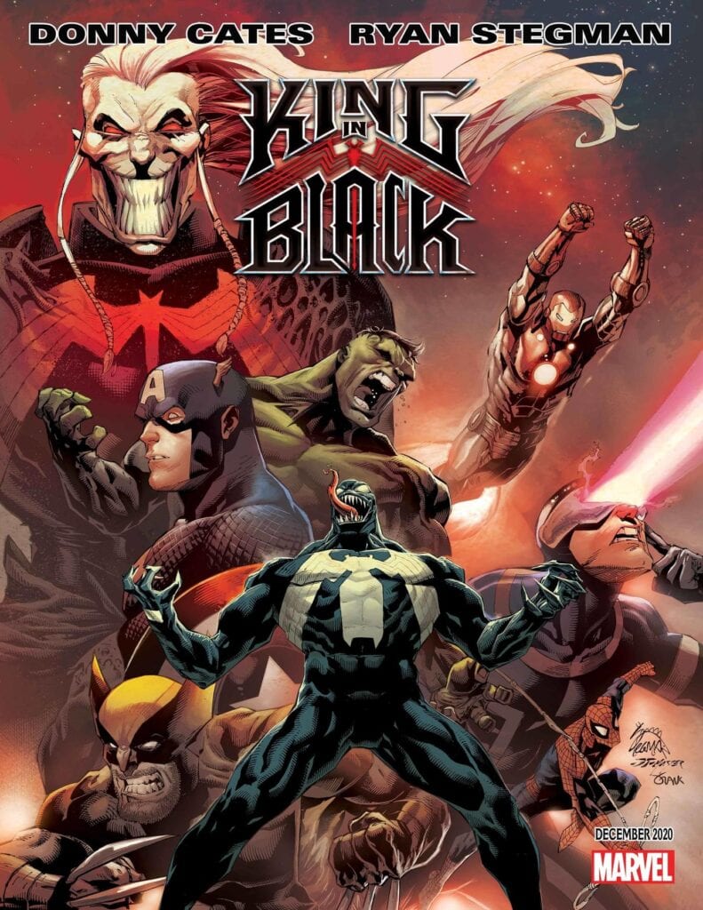 Venom Knull Symbiote God King in Black Marvel Comics