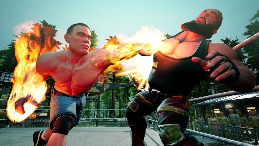 WWE 2K Battlegrounds John Cena Braun Strowman