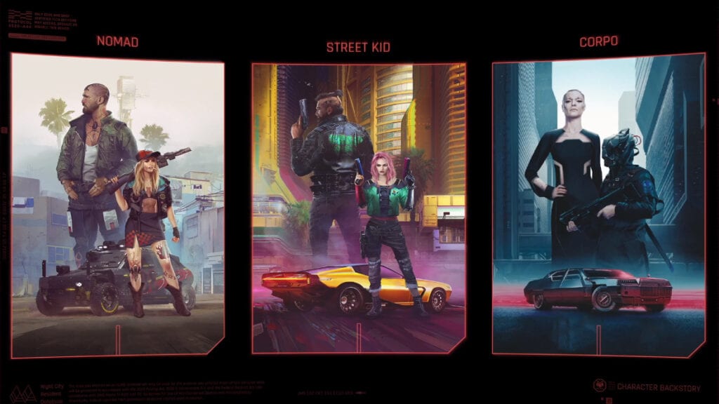 Cyberpunk 2077 Lifepaths