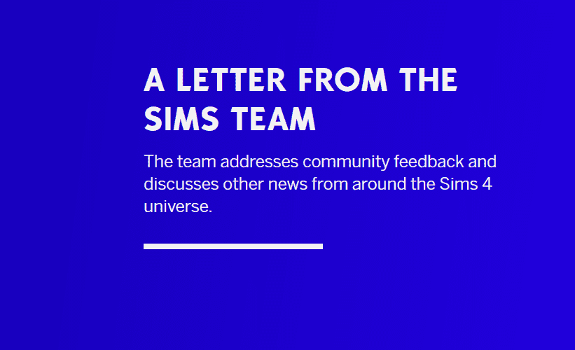 The Sims 4 Team