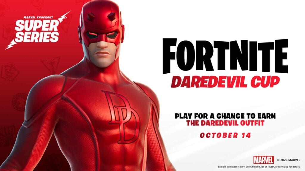 Fortnite Announces Marvel Knockout Super Series With Free Daredevil Outfit