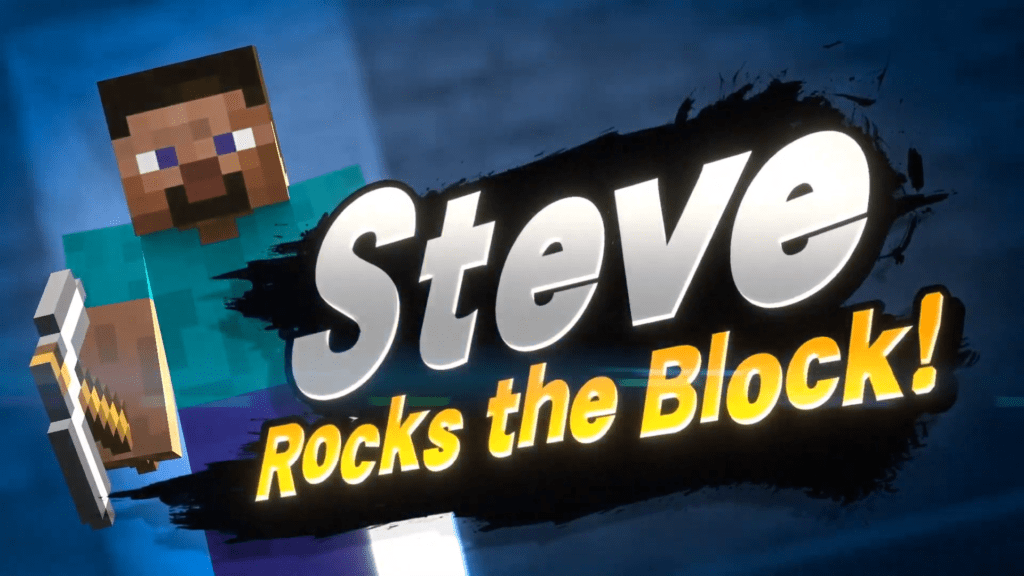 Minecraft Steve Super Smash Bros Ultimate