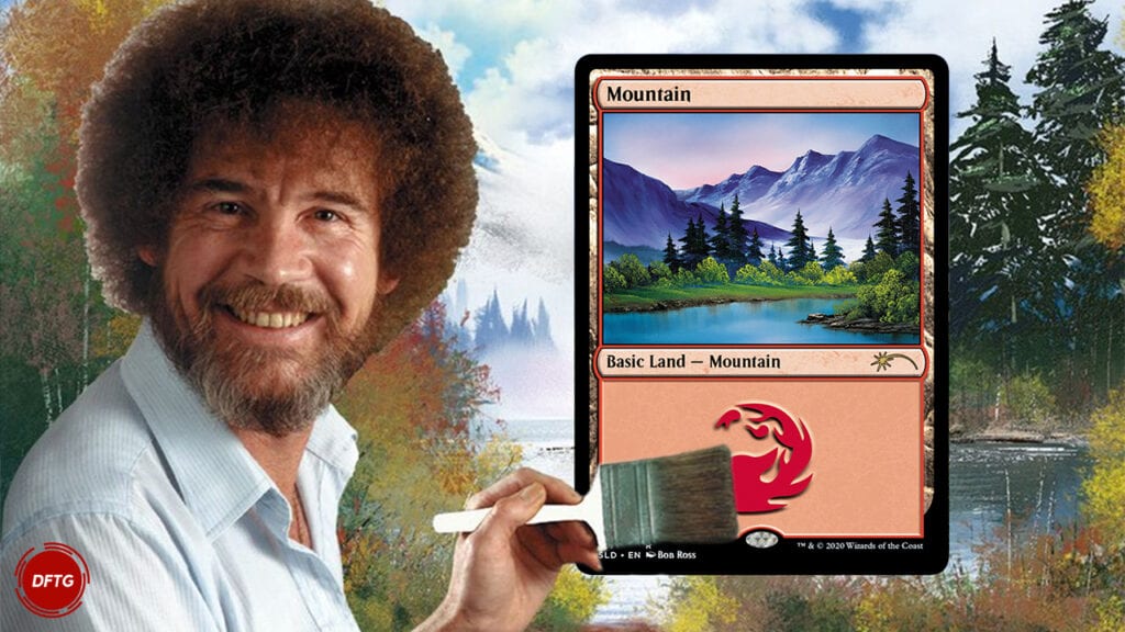 Bob Ross Magic The Gathering