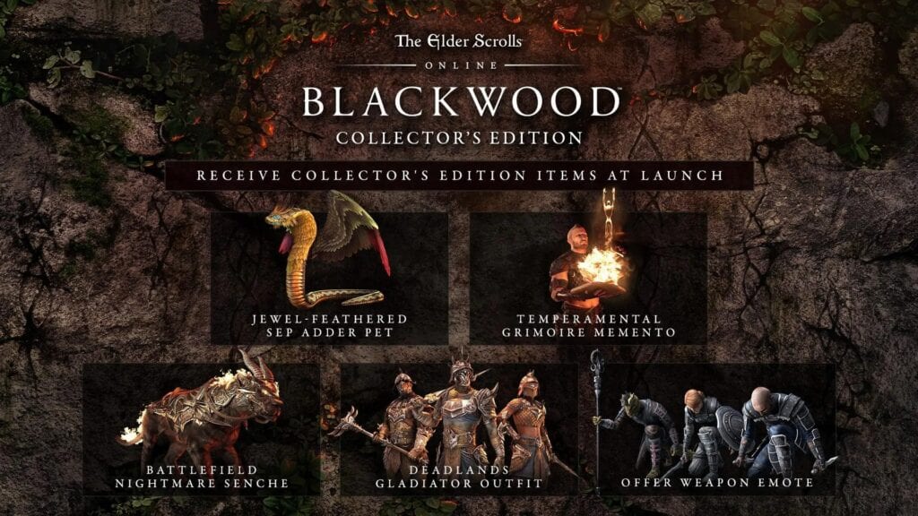 Elder Scrolls Online: Blackwood Editions