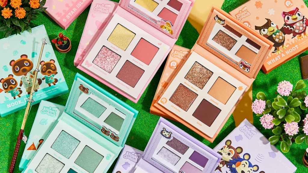 animal crossing new horizons colourpop makeup