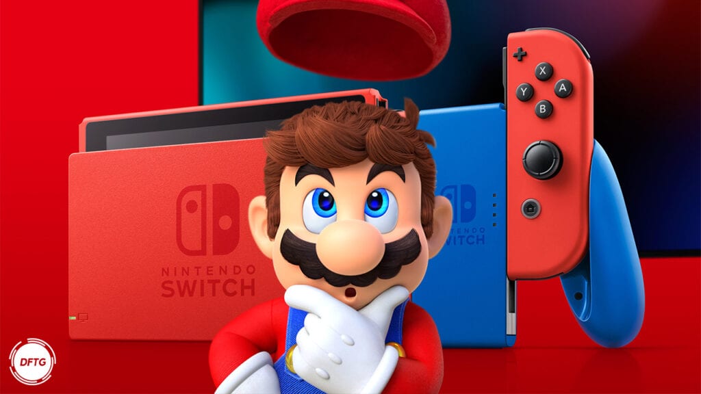 Nintendo Switch Red Blue Mario Special Edition