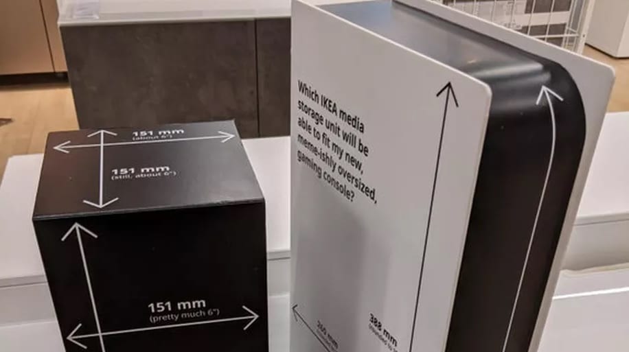 PS5 And Xbox Series X 'Mock Consoles' Created By Ikea For Size Comparisons