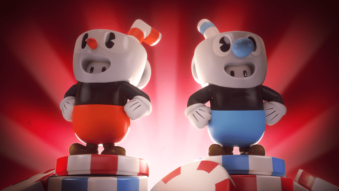 Fall Guys Cuphead Mugman Costumes