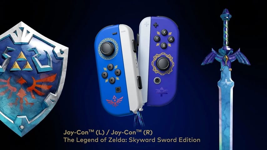 Skyward Sword Special Edition Joy-Cons Revealed For Nintendo Switch