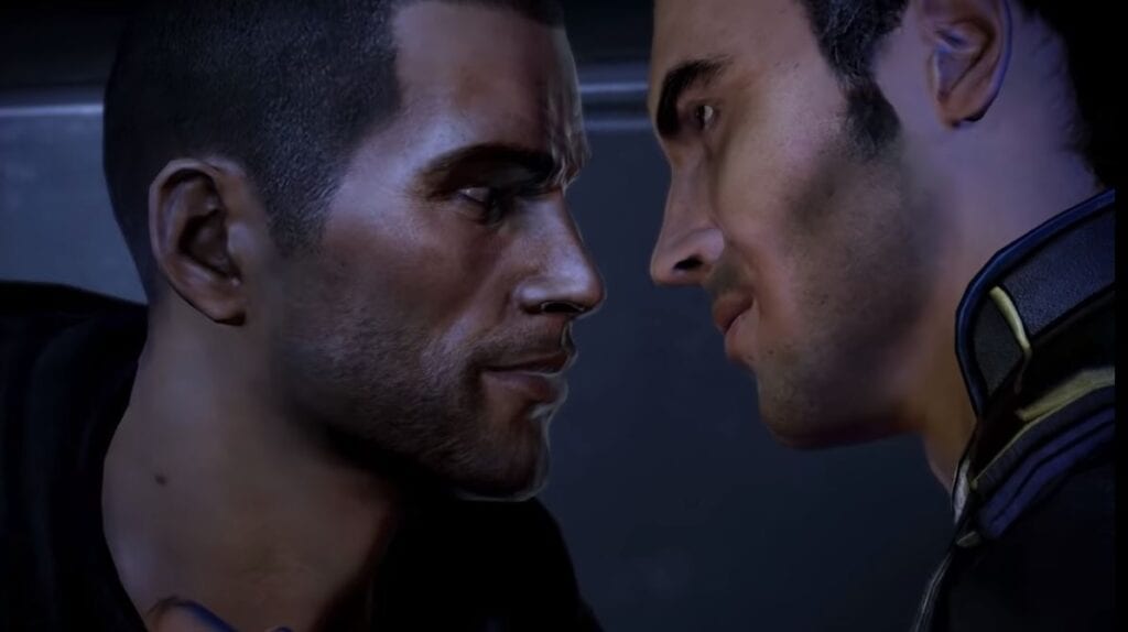 Mass Effect's Kaidan/Male Shepard Romance Wasn't Cut Content