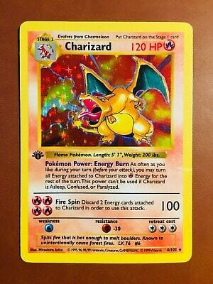 Charizard Pokemon card