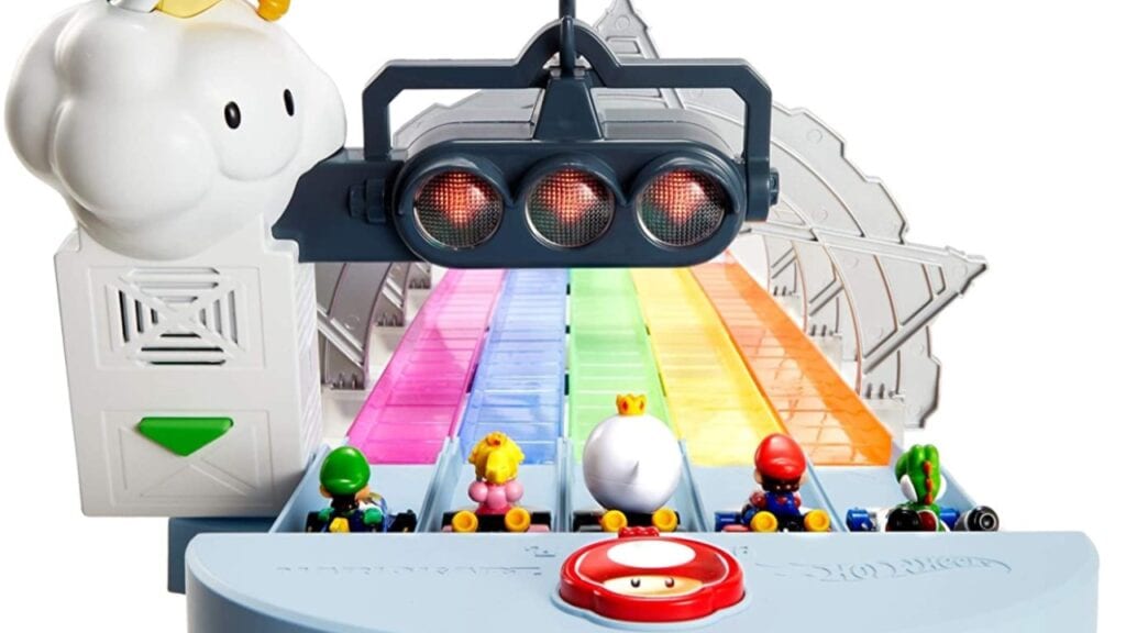 mario kart hot wheels rainbow road