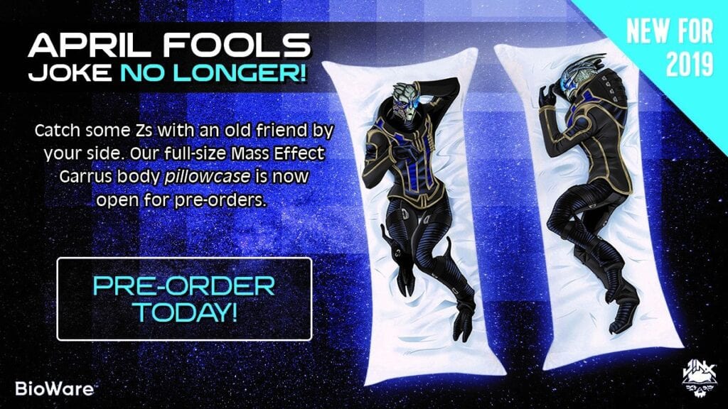 Garrus body pillow