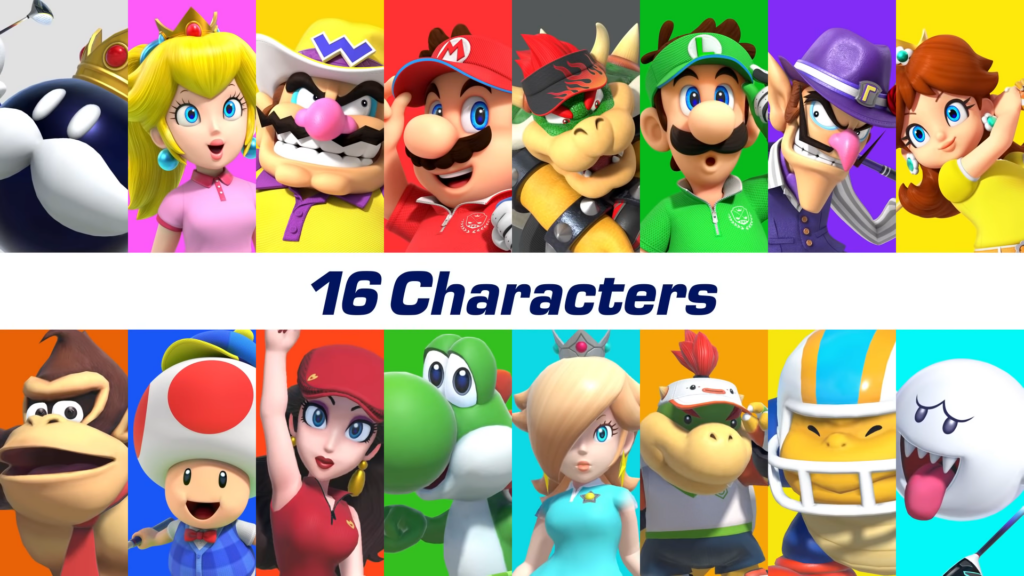 Mario Golf: Super Rush roster