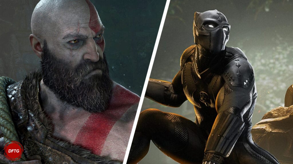 God of War Kratos Black Panther Marvel's Avengers