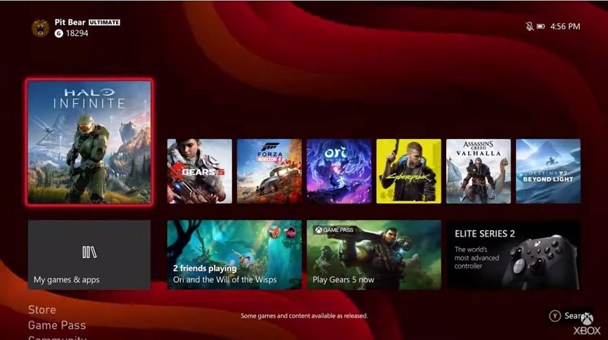 Xbox Series X Dashboard Is Getting A High Resolution Update