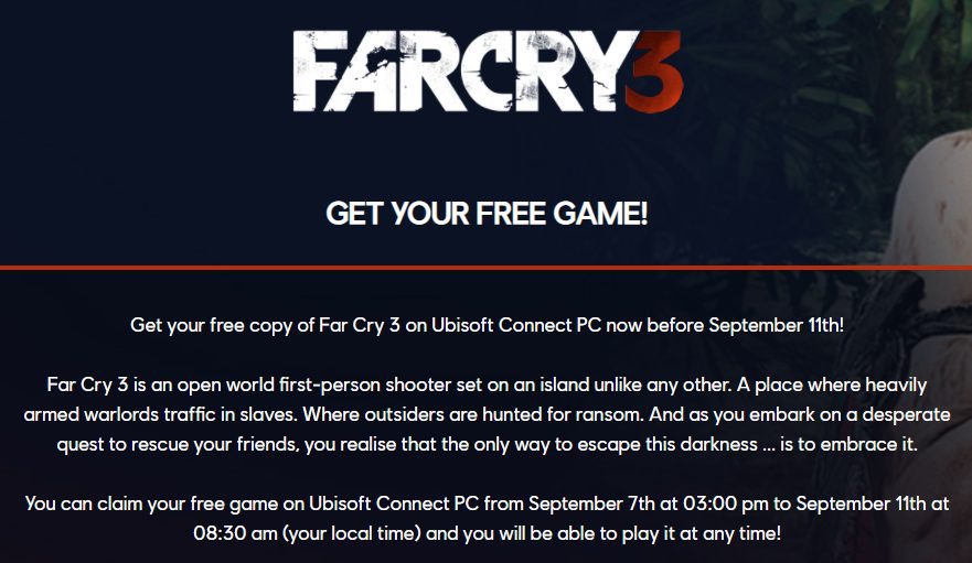 Far Cry 3 free