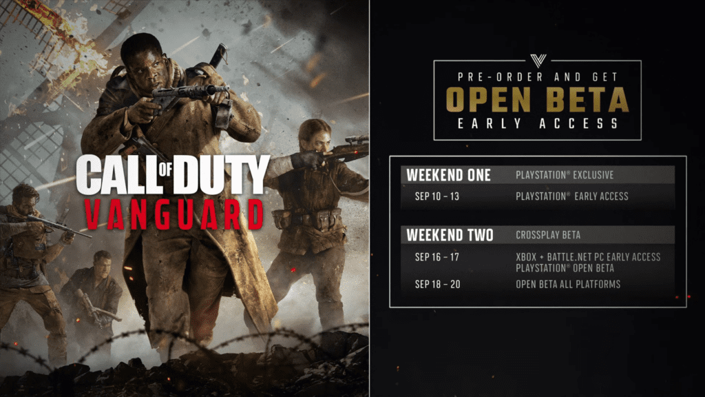 Call of Duty Vanguard Open Beta