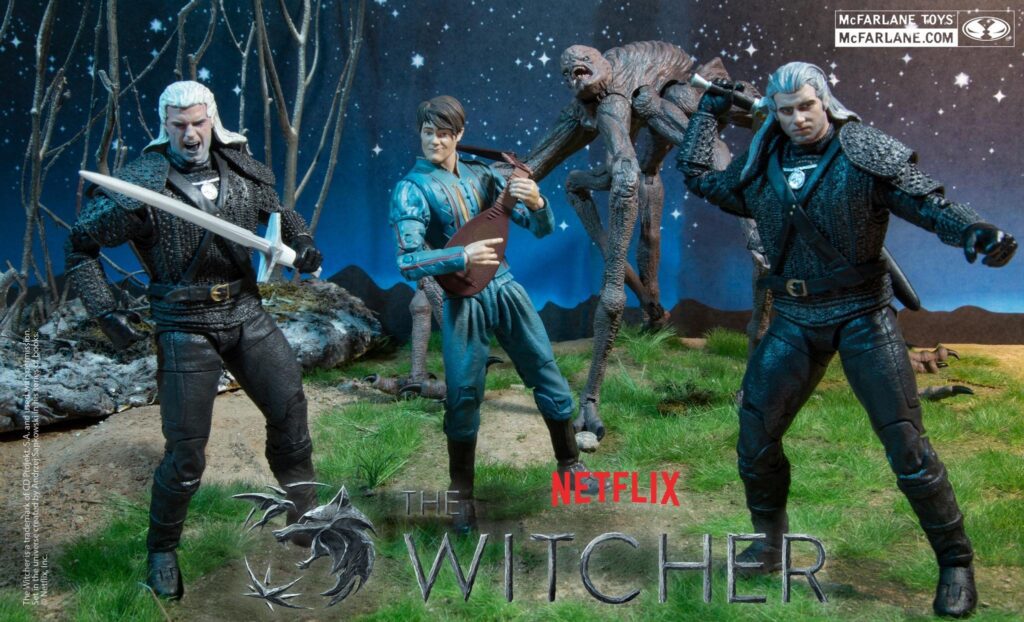 Witcher Netflix figures